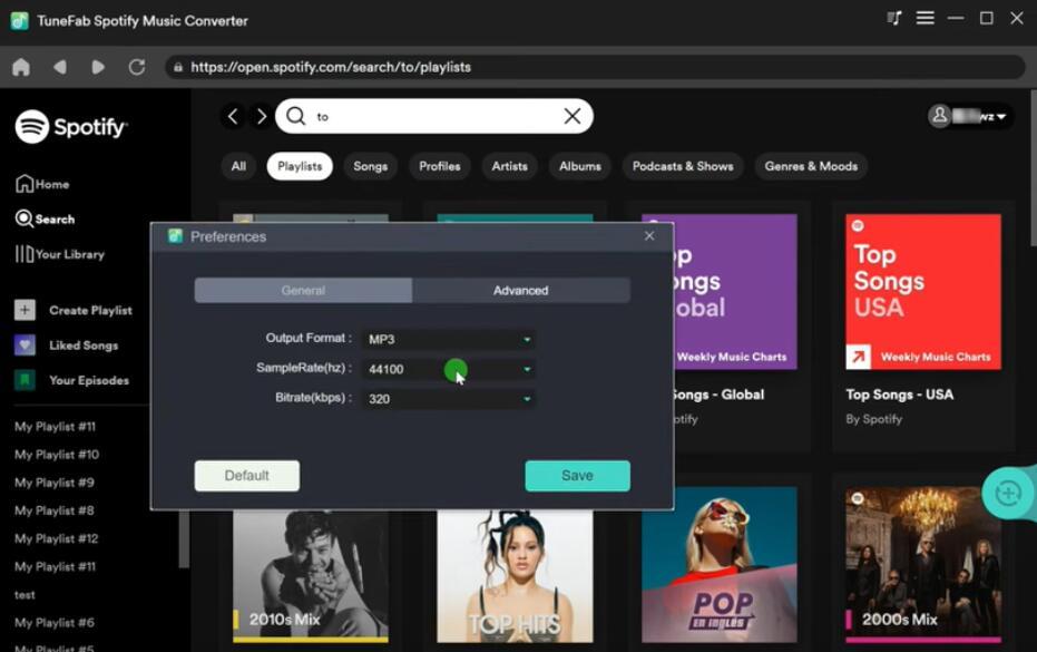 How to Use TuneFab to Download and Convert Spotify to MP3 - 5